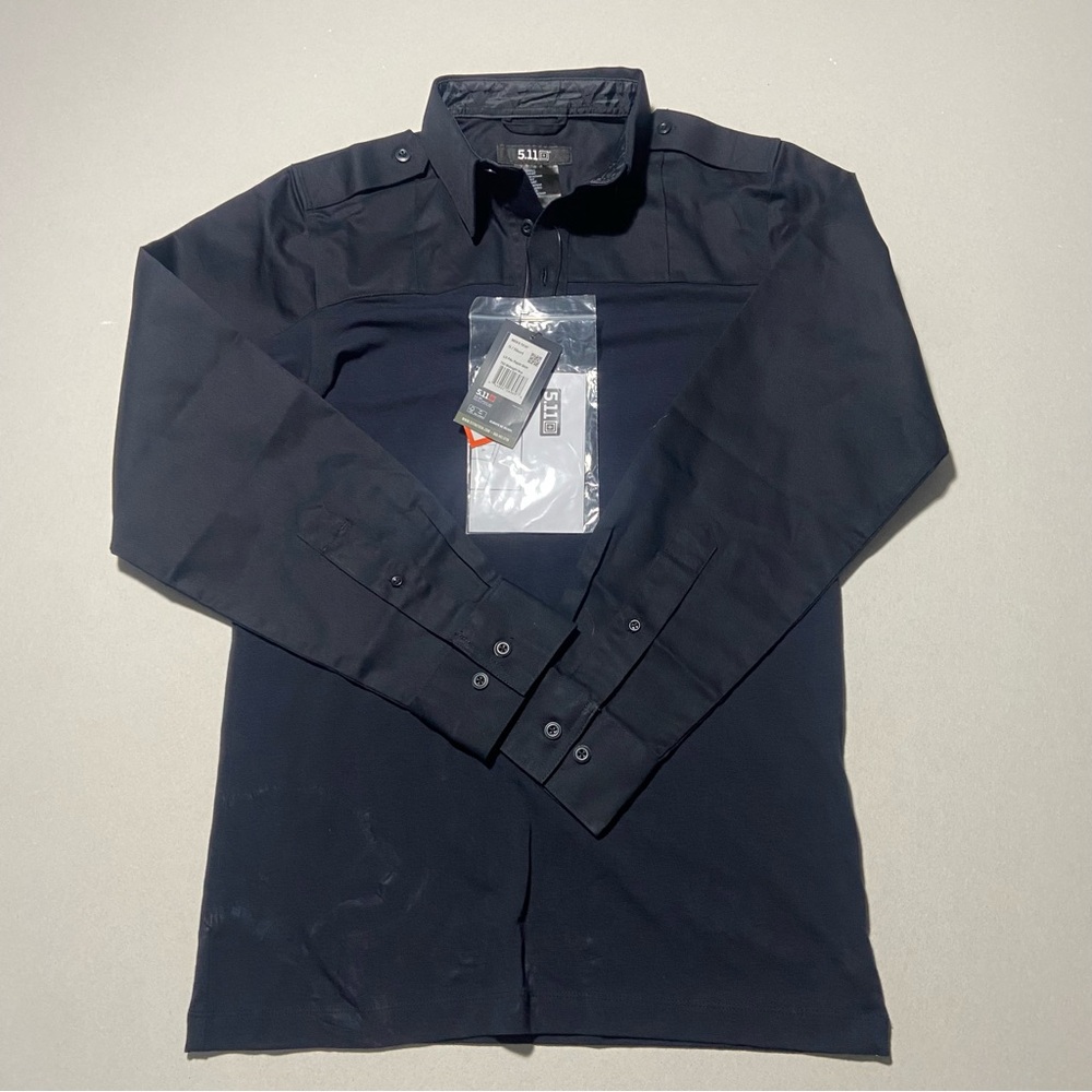 Men’s 5.11 Tactical Rapid PDU Long Sleeve Black Size Small Short